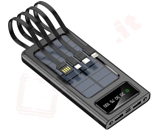 Power bank solare 15000mah - 15000mah, 4