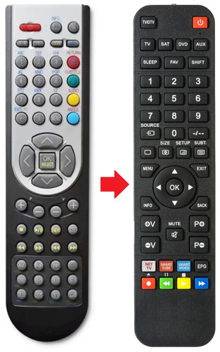 Telecomando adatto per united - telecomando,