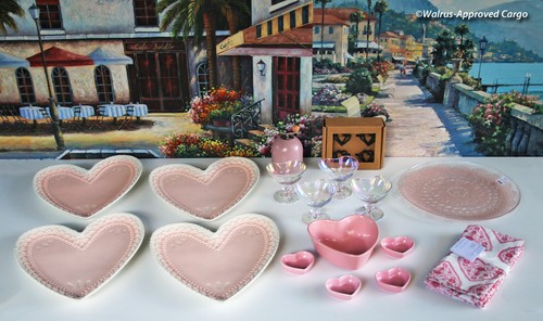Set cuore san valentino - set,