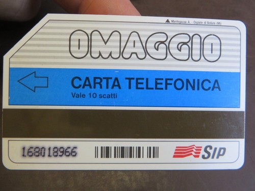 Scheda telefonica omaggio in - scheda,