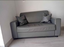 divano 1 posto/poltrona ecopelle grigio