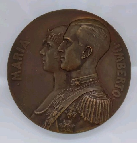 Medaglia matrimonio umberto - medaglia,