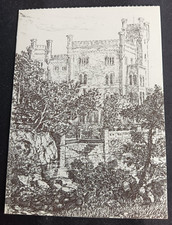 CARTOLINA ITALIA TRIESTE MIRAMARE ILLUSTRATORE BRESSANUTTI ITALY POSTCARD