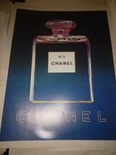 manifesto poster pubblicitario profumo Chanel n°5 illustrato epoca 1997 