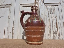 Antica brocca vino acqua argilla terracotta smaltata anfora