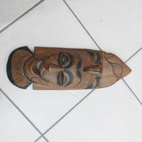 Maschera legno etnica - maschera,