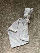 Jellycat Coccoccole Elefante Blu Succhietto Bambino Trapuntino Coperta Blankie Abbraccio Giocattolo