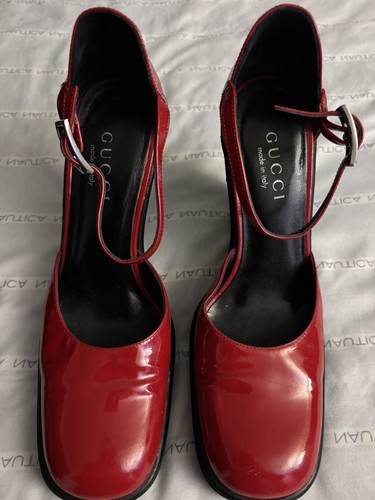 Decolte vintage gucci rosso - decolte,
