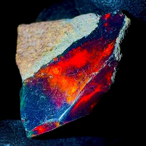 Opale grezzo - opale, nero