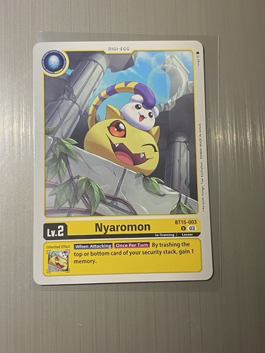 Nyaromon bt15 003 - nyaromon, digimon
