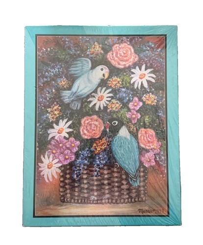 Puzzle piume fiori 550 pezzi - piume,