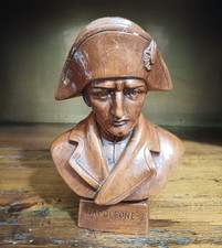 MEZZO BUSTO LEGNO, NAPOLEONE