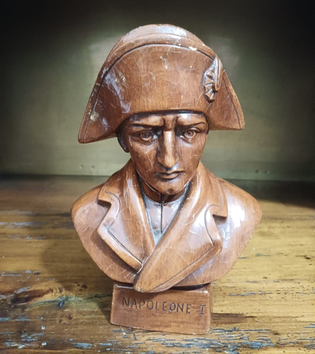 Mezzo busto legno napoleone - mezzo,