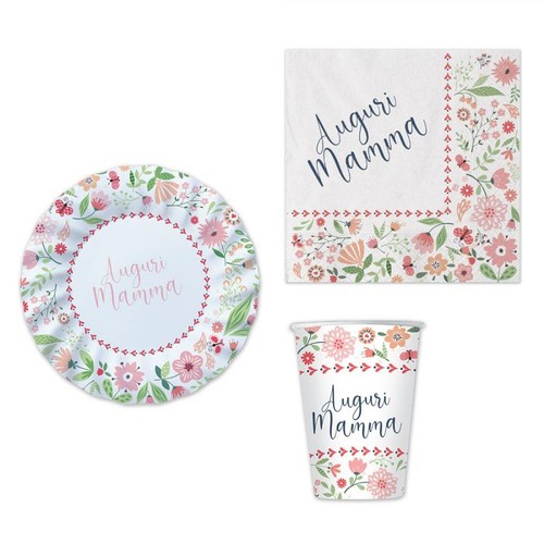 Coordinato tavola auguri - tavola, mamma