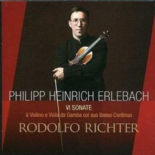 Erlebach  Six Sonatas for Violin  Viola da Gamba with bass continuo CD - New