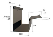 Grondaia in Lamiera Preverniciata.