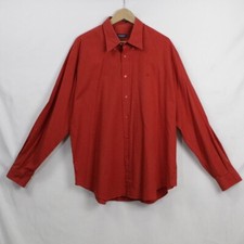 Burberry Red Shirt Size L Mens