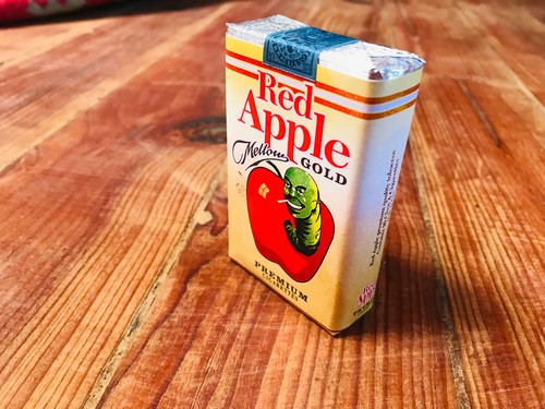 Red apple gold cigarette - apple,