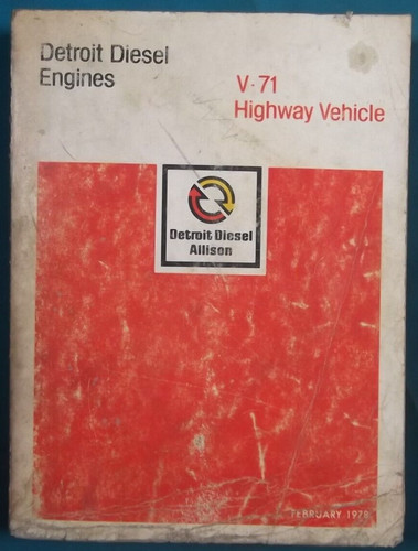 Detroit diesel 6v - v-71, 6v-71