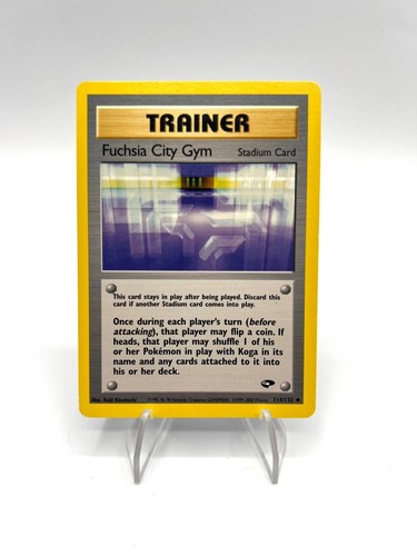 Carta pokemon fuchsia city gym - carta,