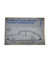 1972 Volkswagen Owner's Manual