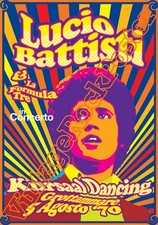 LUCIO BATTISTI - Grottammare, italy 5 agosto 1970 poster concerto -025