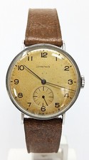 Orologio Longines 126 di fine anni 40 cassa a moneta stile calatrava ultra rare