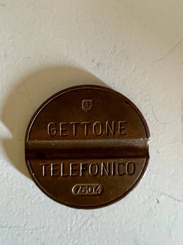 Gettone telefonico 7604 raro - gettone,