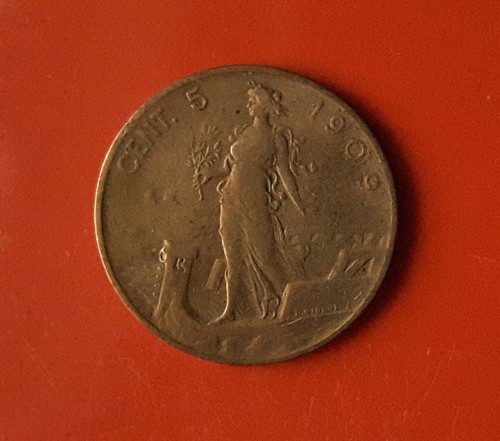 Centesimi 1909 vittorio - 5,