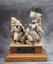 Diorama Figurines Templiers