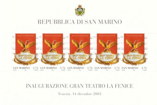 2003 foglietto san - 2003, marino