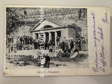 cartolina antica animata ACQUI FONTANINO grazzano viaggiata