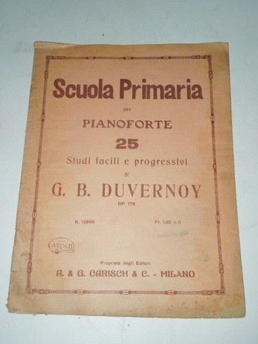 Spartito musicale dei primi - dei,