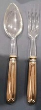 Coppia Di Posate In Argento