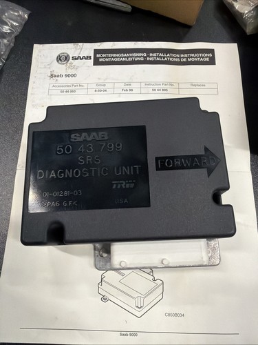 Saab 9000 airbag ecu - 9000, srs