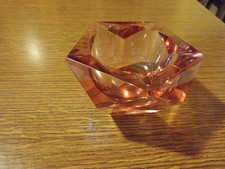 Posacenere vetro sommerso  era  Favio Poli Seguso murano vintage