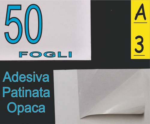 Fogli carta adesiva - fogli, a3