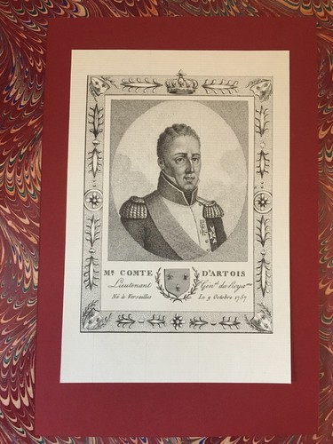 Comte artois gravure - -,