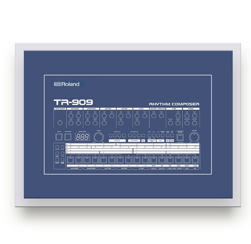 Roland 909 drum - roland, machine