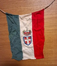Vecchia Bandierina Sabauda Coronata Ww1 Ww2