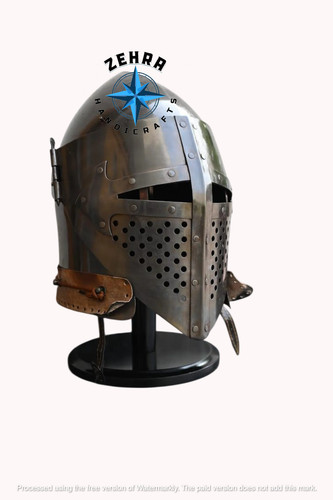 Elmetto barbuta templare - elmetto,
