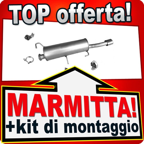 Silenziatore posteriore per - silenziatore,