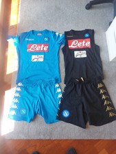 Due Completi  Calcio NAPOLI KIDS - 12-14 anni -taglia S- venduti In coppia -