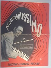 SPARTITO MUSICALE PIANOFORTISSIMO di RENATO CAROSONE - ED. LEONARDI