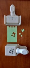 2 punzoni Martha Stewart bordo continuo e decorazione fiore scrapbooking