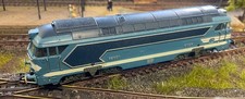 Fleischmann H0 1386 locomotiva diesel BR 68001 della SNCF senza scatola originale Z2-3 per nostalgici