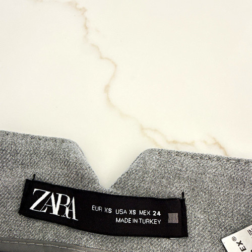 Zara pantalone abito grigio - zara,