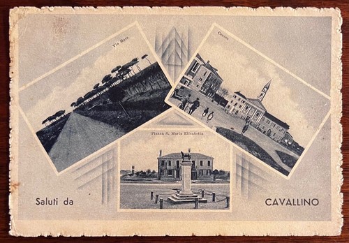 Cartolina epoca cavallino - cartolina, d'