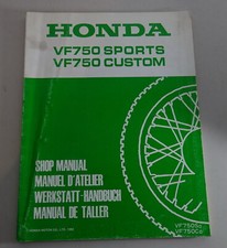 Manuale Di Officina Supplemento Honda VF 750 Sports / VF 750 Custom Anno 1982