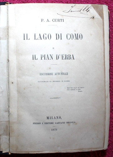 Libri antichi curti lago - antichi, di